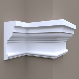 Фасадний карниз ФК9 Н 285х130