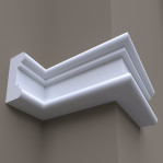 Фасадний молдинг ФТ1 Н 160х70