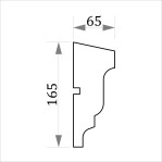 Фасадний молдинг ФТ32 Н 165х65