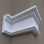 Фасадний молдинг ФТ4 Н 220х80