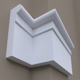 Фасадний молдинг ФТ50 Н 610х165