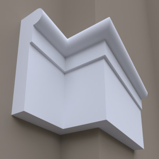 Фасадный молдинг ФТ50 Н 610х165