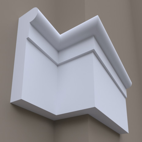 Фасадний молдинг ФТ50 Н 610х165