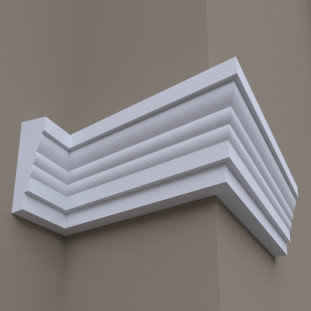 Фасадний молдинг ФТ57 Н 165х60