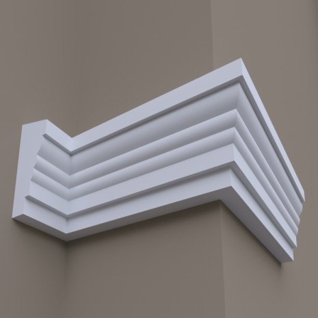 Фасадний молдинг ФТ57 Н 165х60