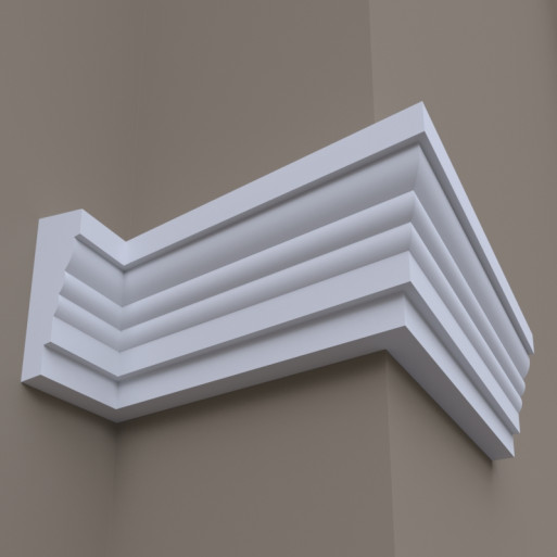 Фасадний молдинг ФТ57 Н 165х60