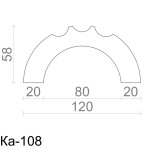 Колона з гіпсу ка-108 (1/2)