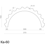 Колона з гіпсу ка-60 (1/2)