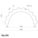 Колона з гіпсу ка-64 (1/2)