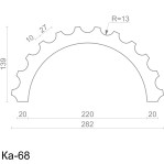 Колона з гіпсу ка-68 (1/2)