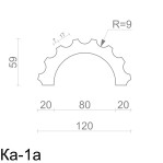 Колона з гіпсу ка-1а (1/2)