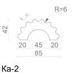 Колона з гіпсу ка-2 (1/2)