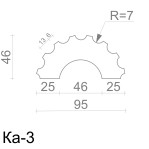 Колона з гіпсу ка-3а (1/2)
