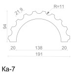 Колонна из гипса ка-7 (1/2)