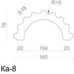 Колонна из гипса ка-8 (1/2)