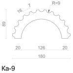 Колона з гіпсу ка-9 (1/2)