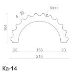 Колонна из гипса ка-14 (1/2)