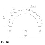 Колона з гіпсу ка-16 (1/2)