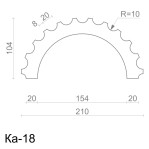 Колона з гіпсу ка-18 (1/2)