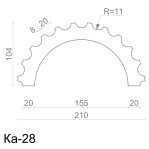 Колона з гіпсу ка-28 (1/2)