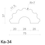 Колонна из гипса ка-34 (1/2)