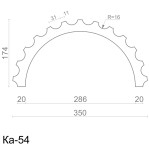 Колона з гіпсу ка-54