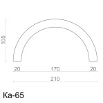 Колонна из гипса ка-65 (1/2) 