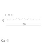 Пілястра з гіпсу Ка-6