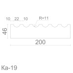 Пілястра з гіпсу ка-19