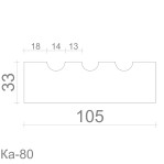 Пілястра з гіпсу ка-82