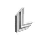 Декоративний кут у-1006 h151x151 мм