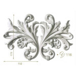 Декоративний кут у-116 H 173*152