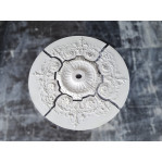 Розетка гіпсова у стилі рококо з витонченим малюнком р-100 Ø1200