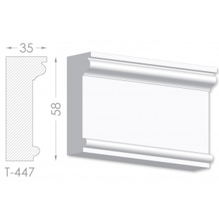 Тяга, молдинг из гипса т-447