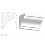 Тяга, молдинг з гіпсу т-454
