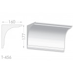 Тяга, молдинг з гіпсу т-456