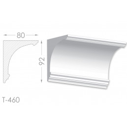 Тяга, молдинг из гипса т-460