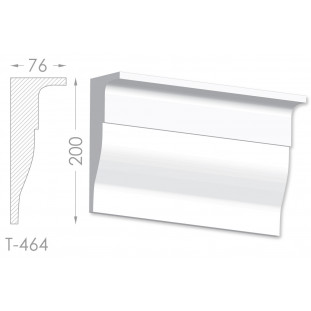 Тяга, молдинг з гіпсу т-464