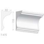 Тяга, молдинг з гіпсу т-470