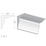 Тяга, молдинг з гіпсу т-471