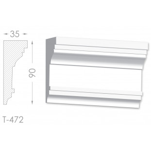 Тяга, молдинг из гипса т-472