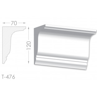 Тяга, молдинг из гипса т-476