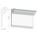 Тяга, молдинг з гіпсу т-477