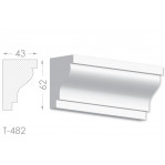 Тяга, молдинг з гіпсу т-482