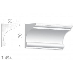 Тяга, молдинг з гіпсу т-494