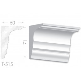 Тяга, молдинг из гипса т-515