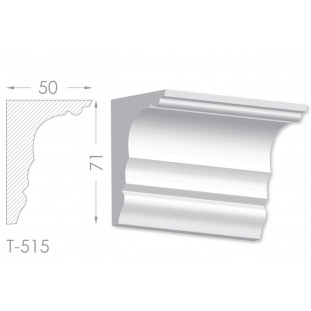 Тяга, молдинг из гипса т-515