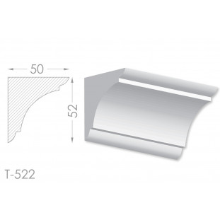 Тяга, молдинг з гіпсу т-522