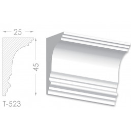 Тяга, молдинг из гипса т-523