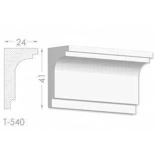 Тяга, молдинг з гіпсу т-540